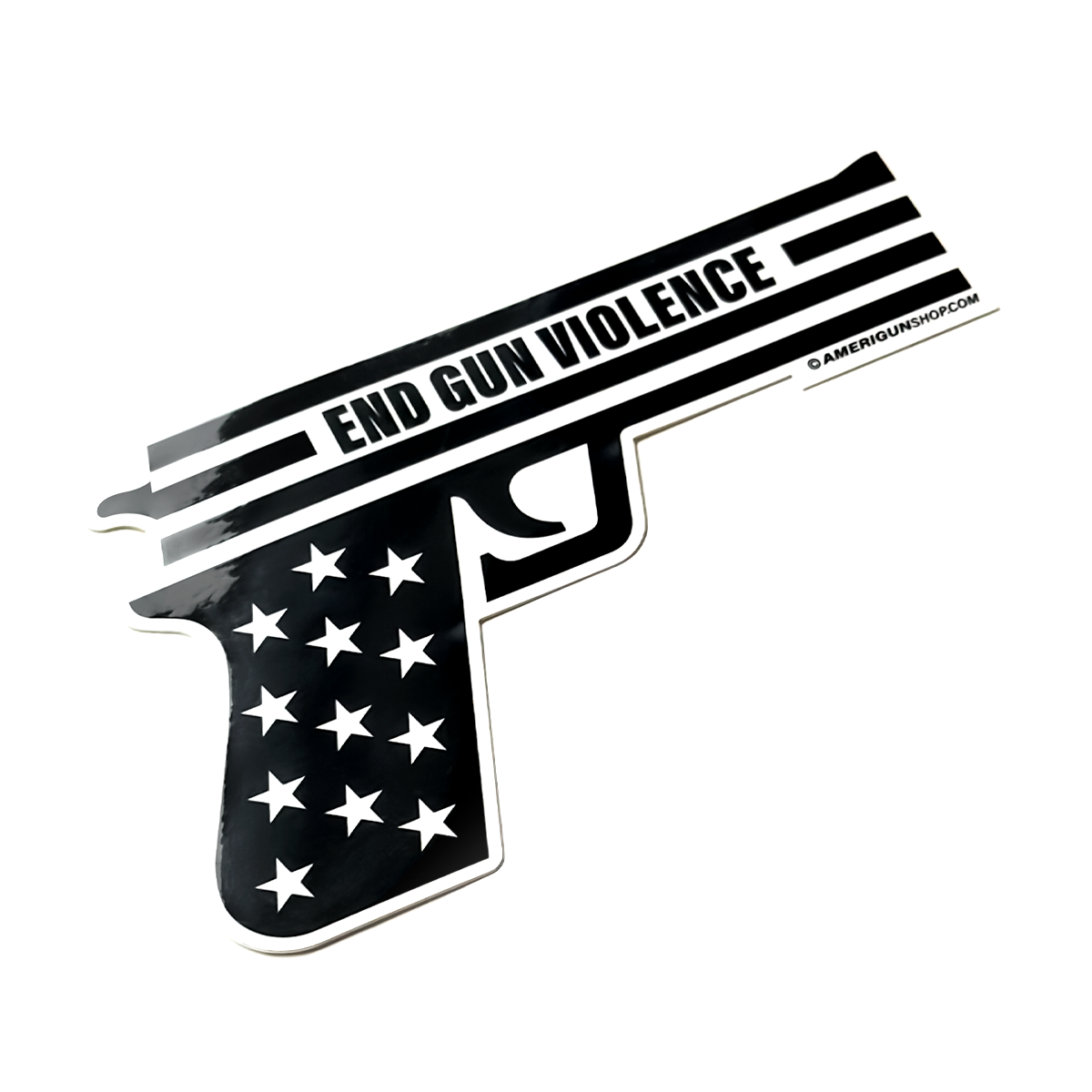 AMERIGUN PISTOL GUN SAFETY STICKER - XLarge