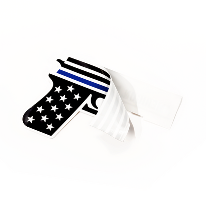 AMERIGUN THIN BLUE LINE STICKER