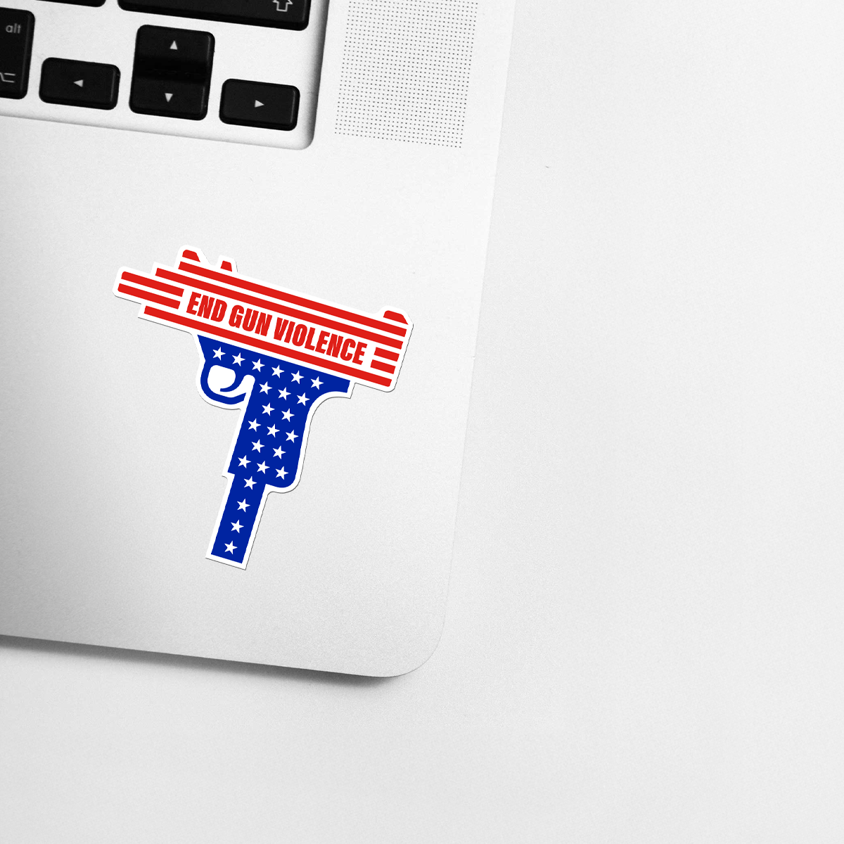 AMERIGUN UZI GUN SAFETY STICKER